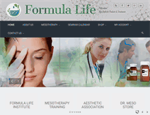 Tablet Screenshot of formulalife.com